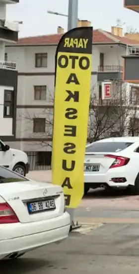 Oto Aksesuarcı Yelken Bayrağı-4